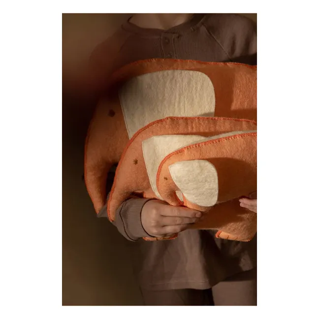 Coussin Pasu Elephant en feutre | Blush