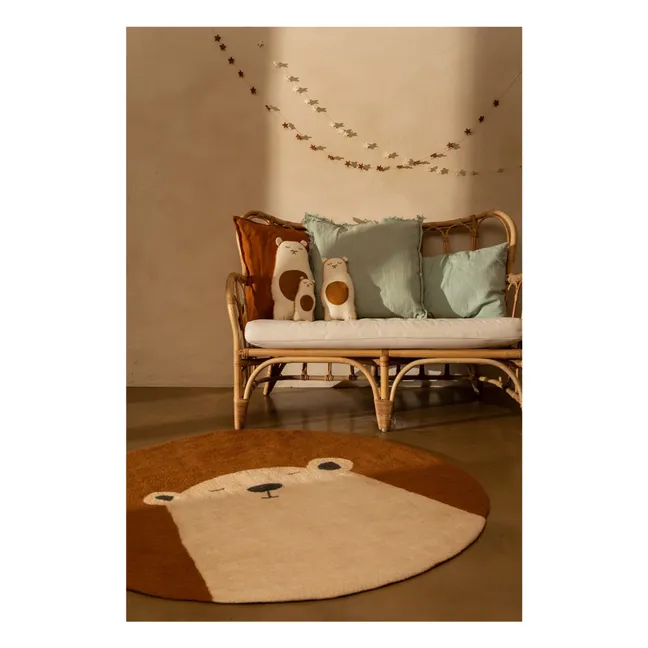 Alfombra Pasu Grizzly de fieltro | Blush