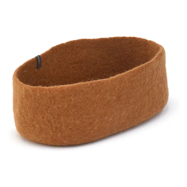 Cesta de fieltro | Caramelo