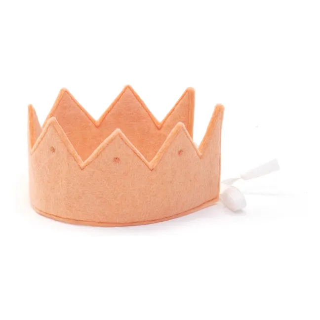 Couronne Rani en feutre | Blush