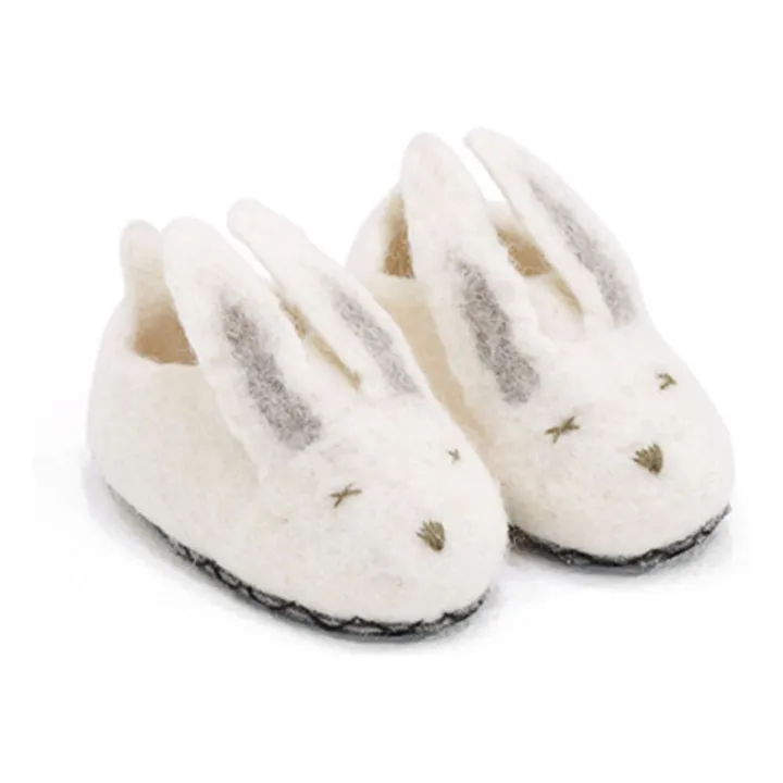 Muskhane - Muskhane - Chaussons Lapin en feutre et cuir