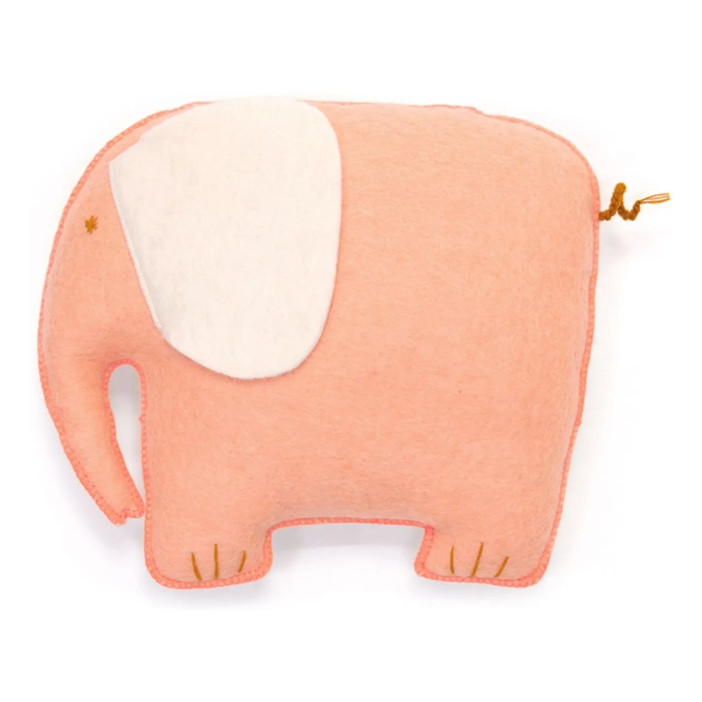 Muskhane Blush Pasu Elephant Felt Cushion