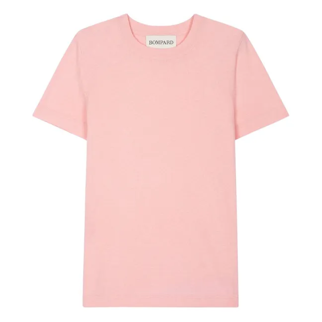 T-shirt Ultrafin Cachemire et Coton | Rose