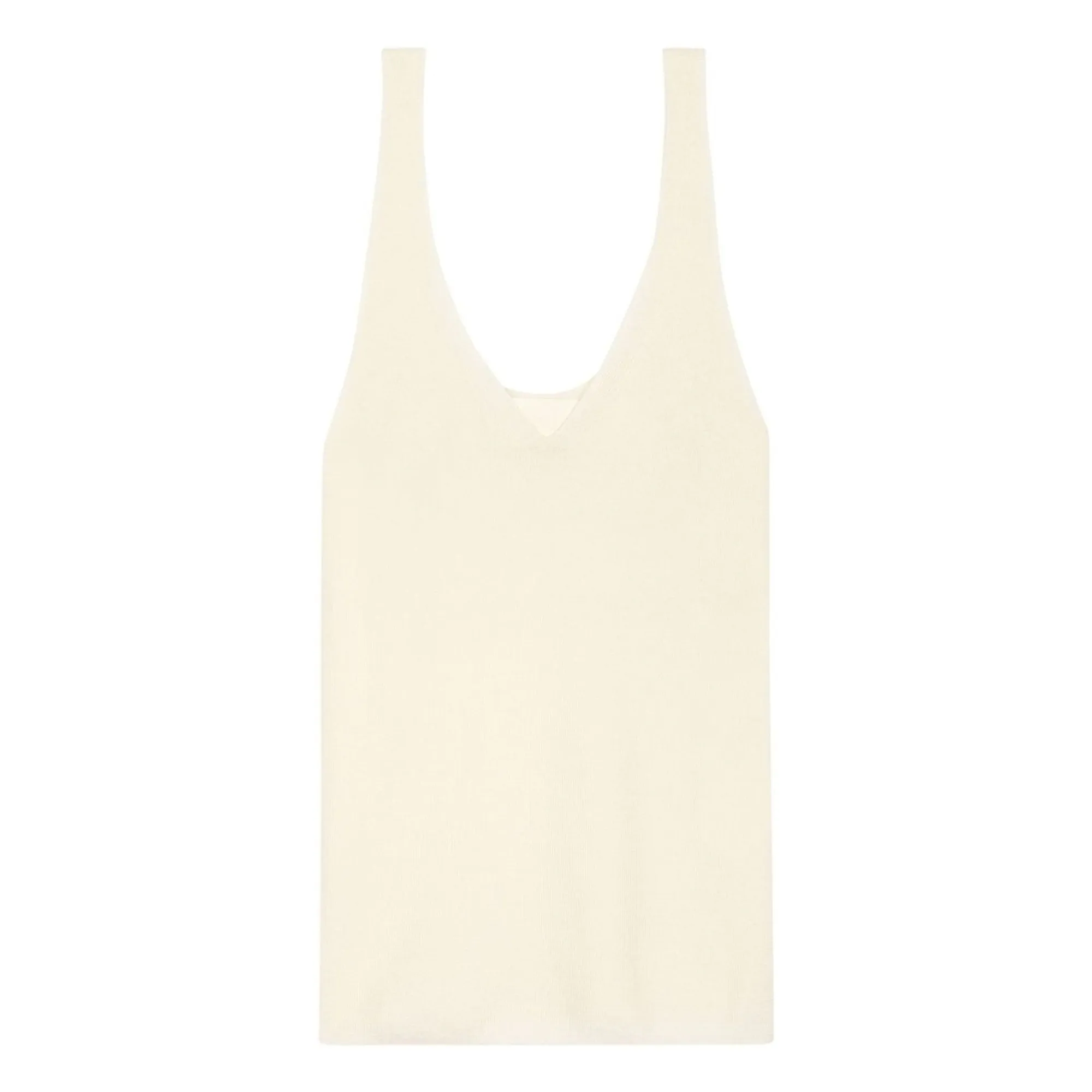 Bompard Women's Natural Ultrafine Seamless Tank Top Cashmere And Silk