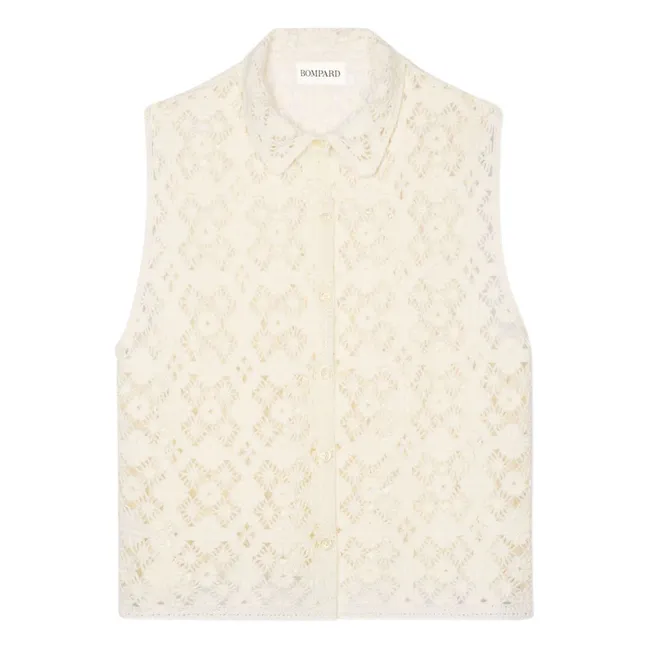 Chemise Sans Manches Coton | Naturel