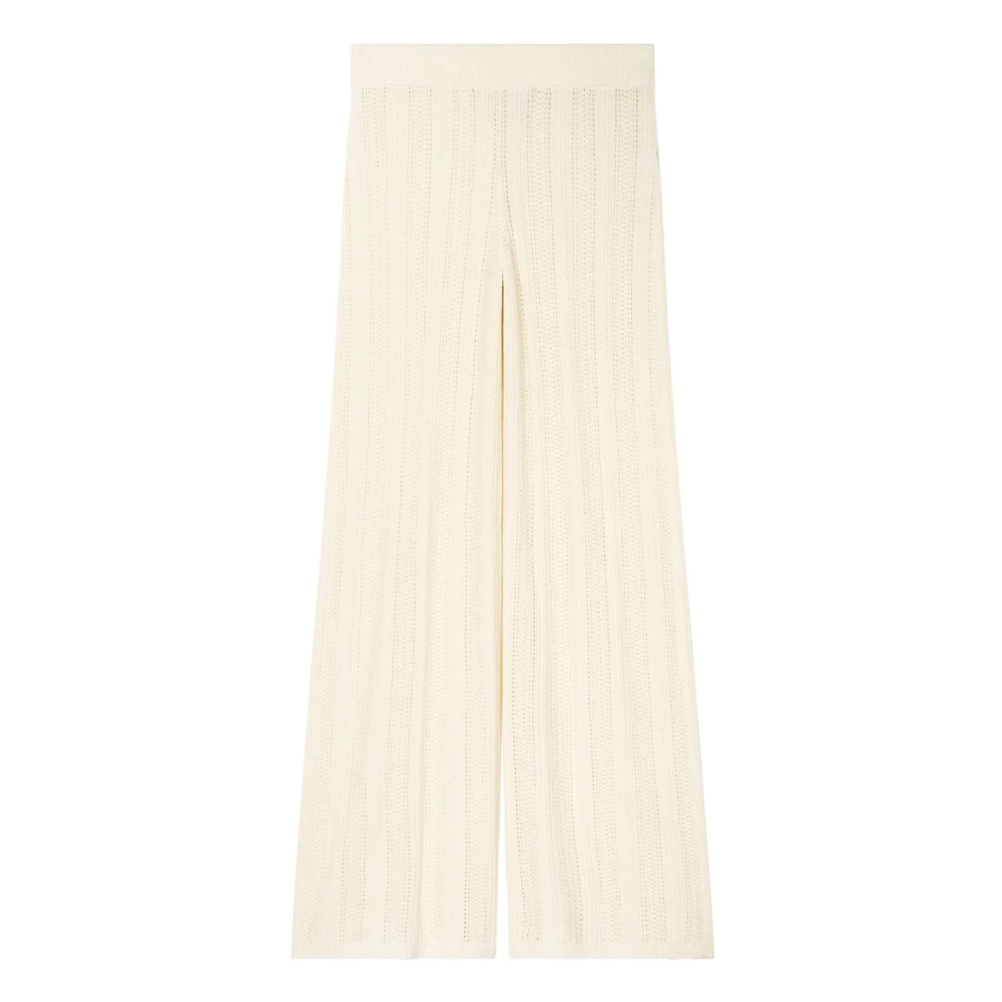 Bompard Women's Natural Pointelle Cashmere And Silk Pants