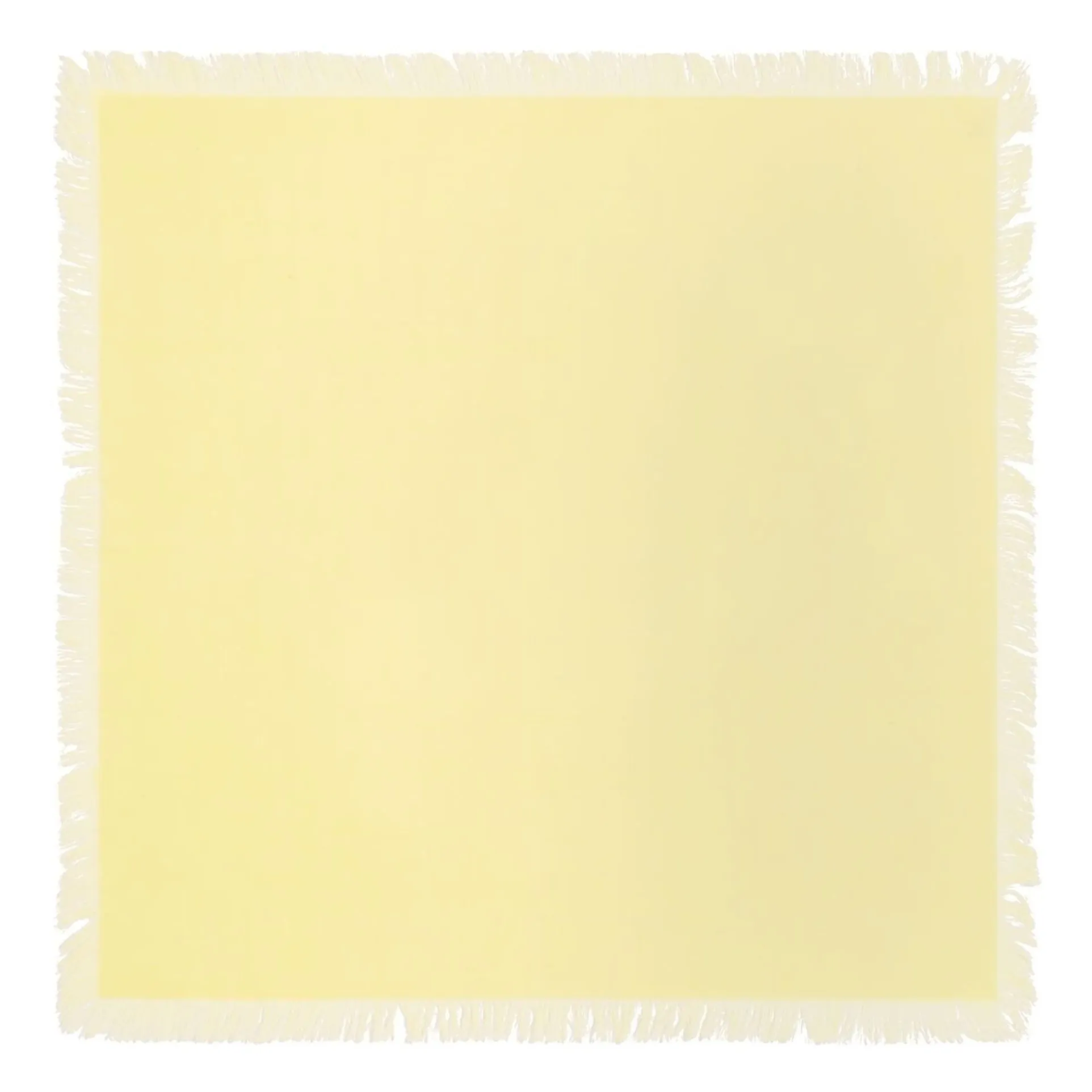 Bompard Unisex Lemon Yellow Mini Twill Cashmere Square