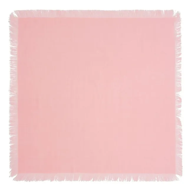 Mini cuadrado de sarga de cachemira | Rosa