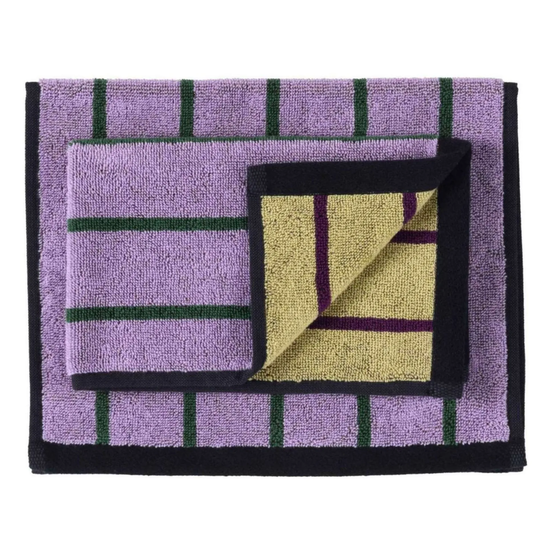 Serviettes d'invités Charly - Set de 2 | 	Lilas- Image produit n°0