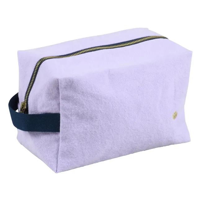 Iona cube toiletry bag | Lilac
