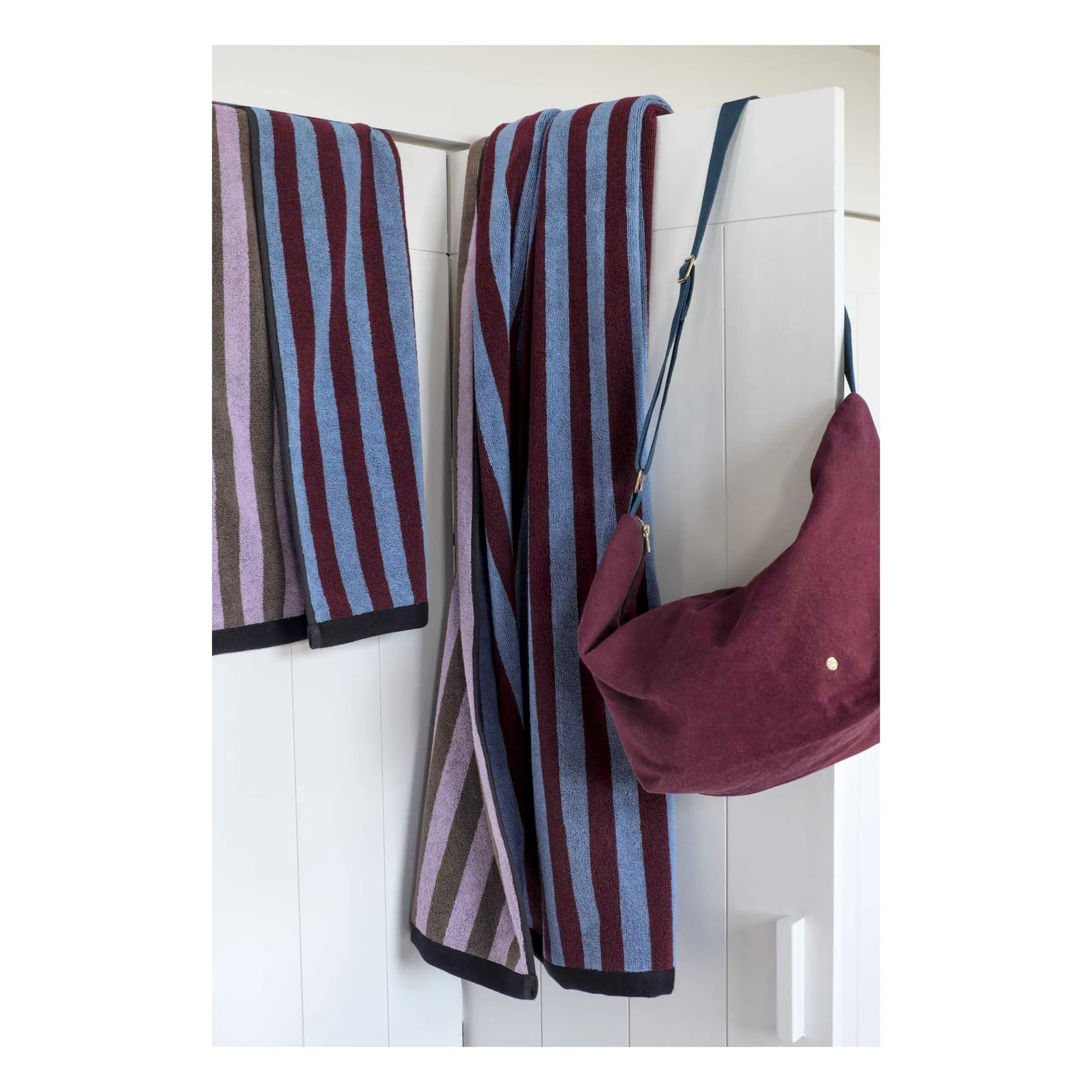 Drap de bain Charly | Myrtille- Image produit n°2