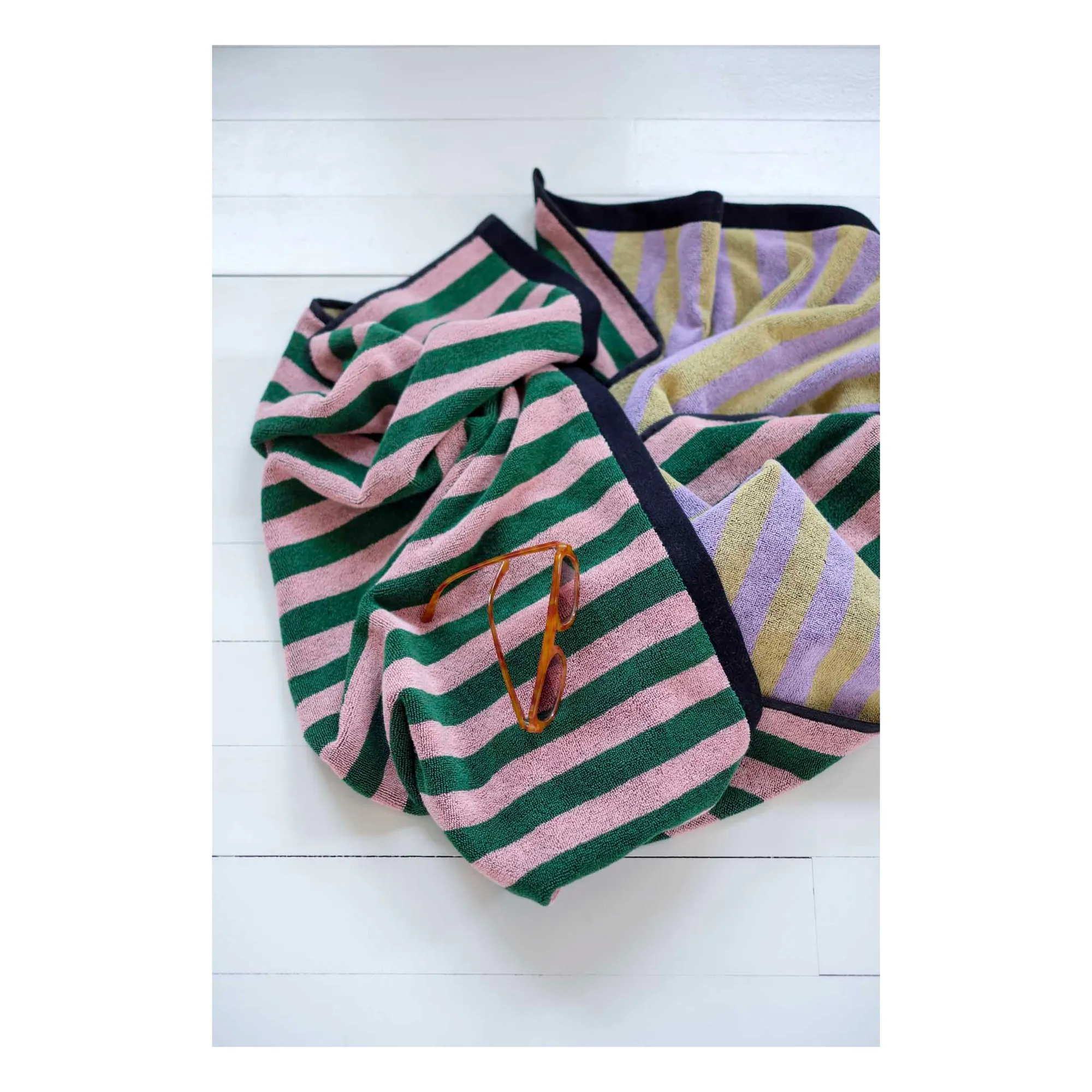 Drap de bain Charly | Vert- Image produit n°1