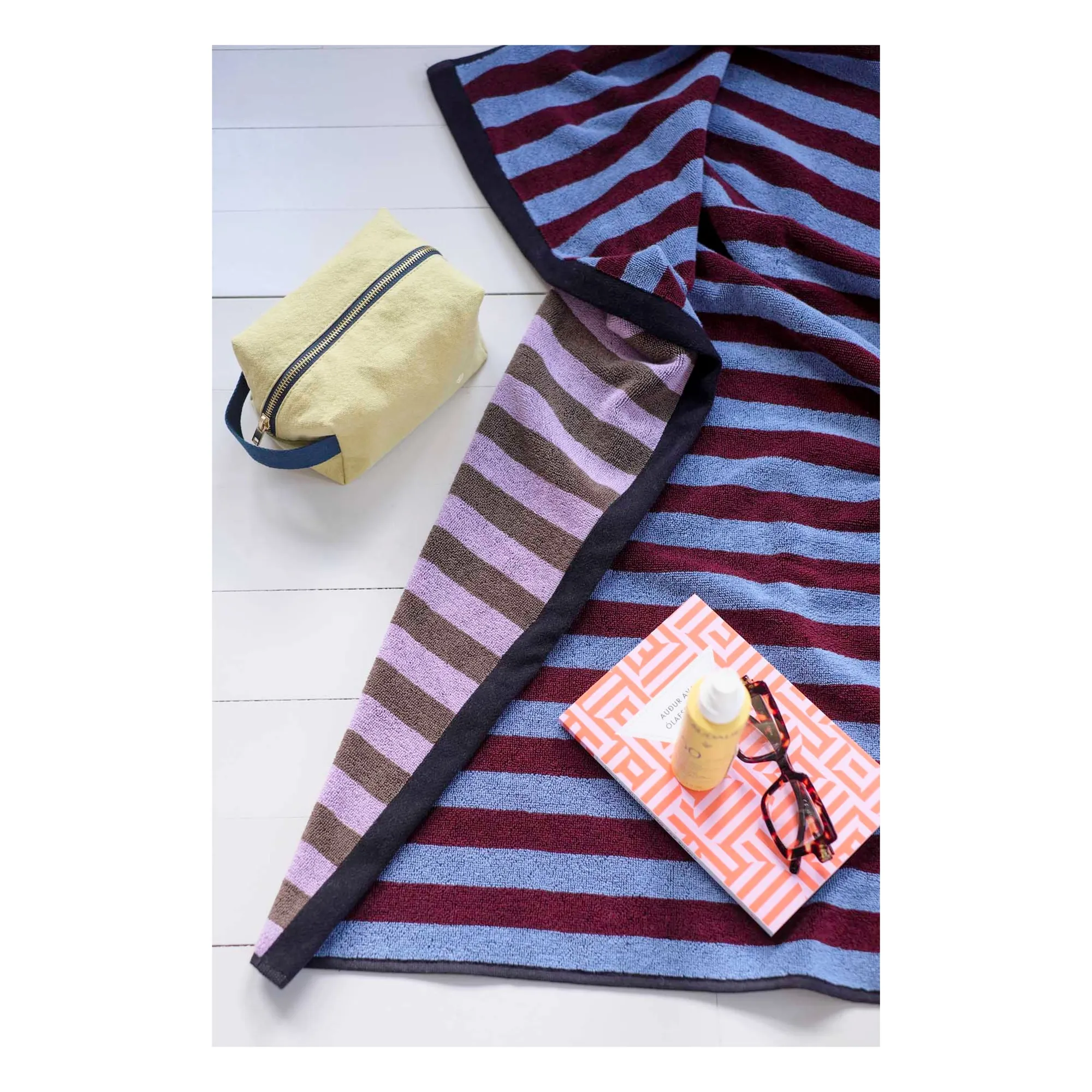 Drap de bain Charly | Myrtille- Image produit n°1
