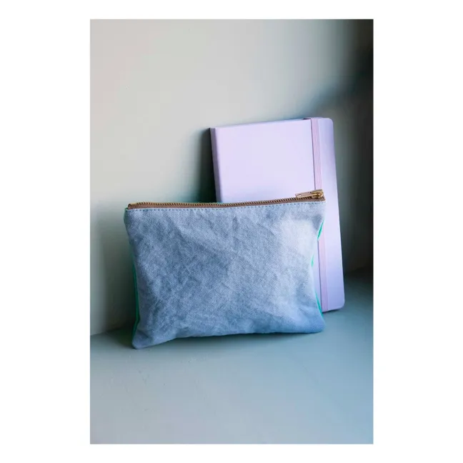 Tricolo pouch | Mint Green