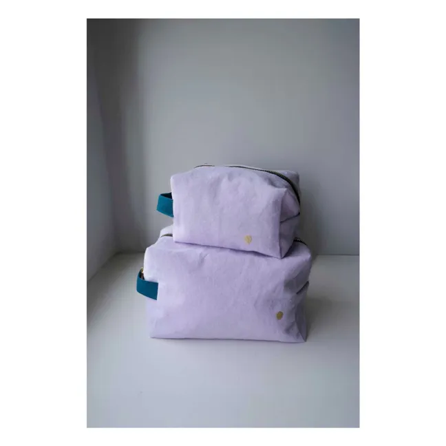 Trousse de toilette cube Iona | 	Lilas