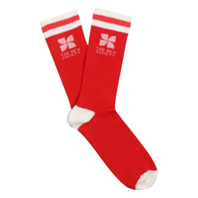 Chaussettes Coton | Rouge