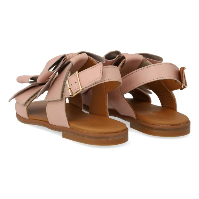 Sandales Double Nœuds | Rose pâle