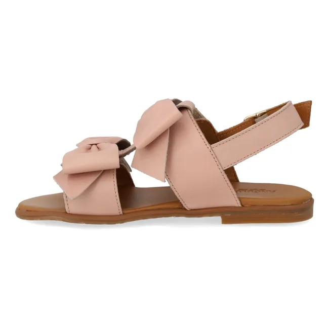 Sandales Double Nœuds | Rose pâle