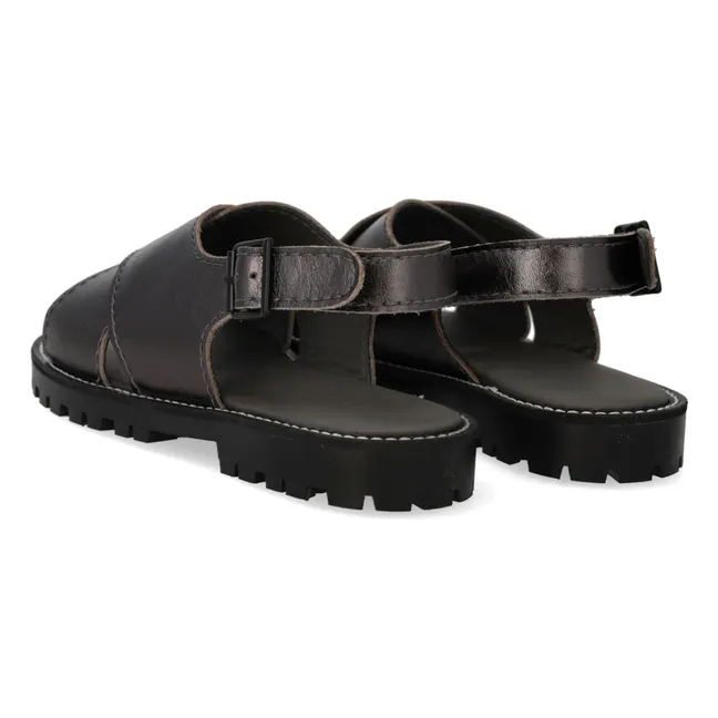 Sandalias cruzadas | Negro