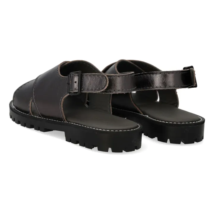 Sandalias cruzadas | Negro- Imagen del producto n°4