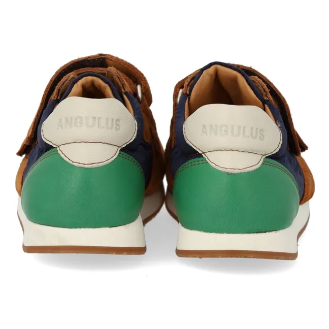 Baskets Double Scratchs Color Block Daim | Camel