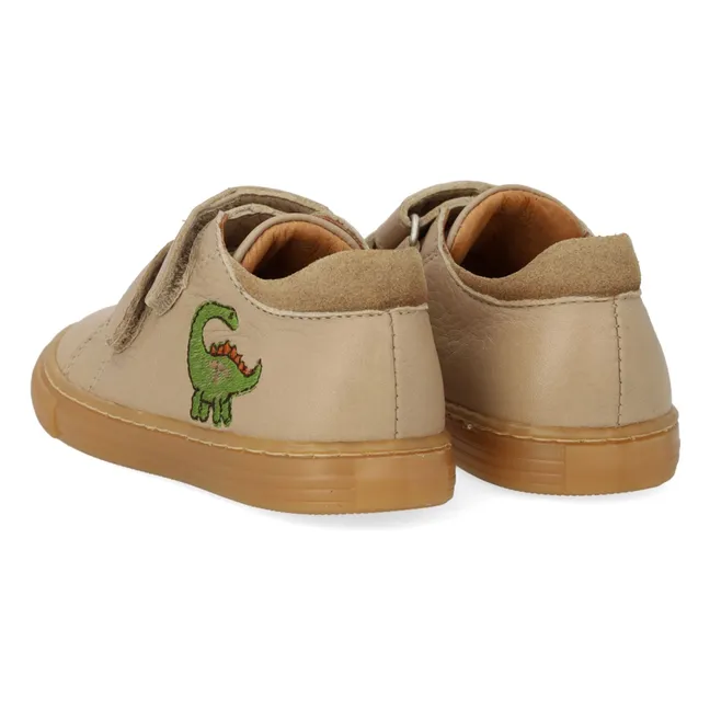 Baskets Double Scratchs Dinosaure | Sable