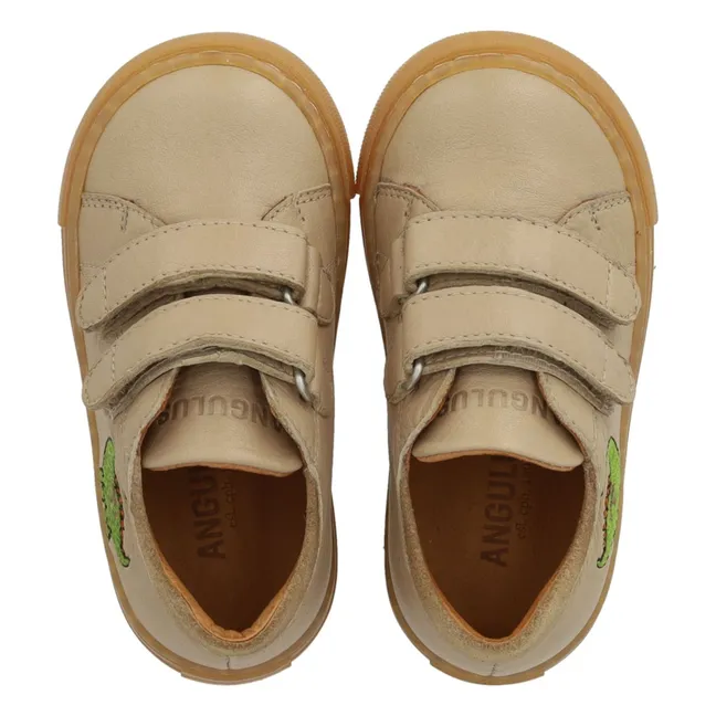 Baskets Double Scratchs Dinosaure | Sable