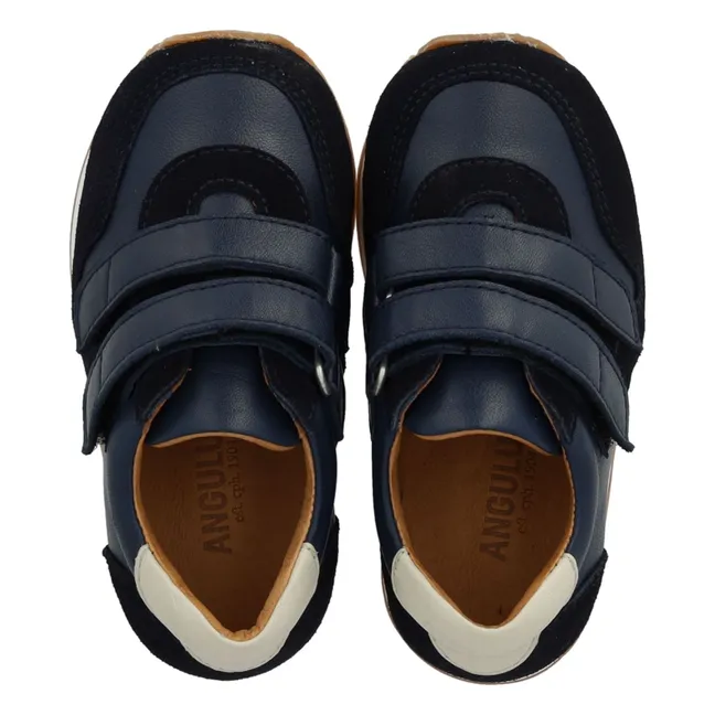 Double Scratch Sneakers | Navy blue