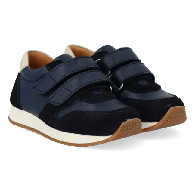 Double Scratch Sneakers | Navy blue