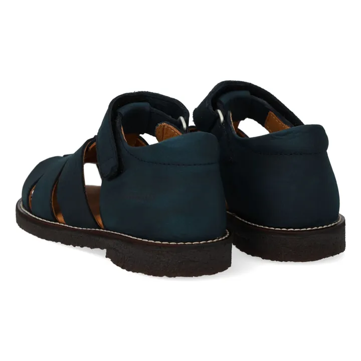 Sandals Pêcheur Nubuck Child | Navy blue- Product image n°4
