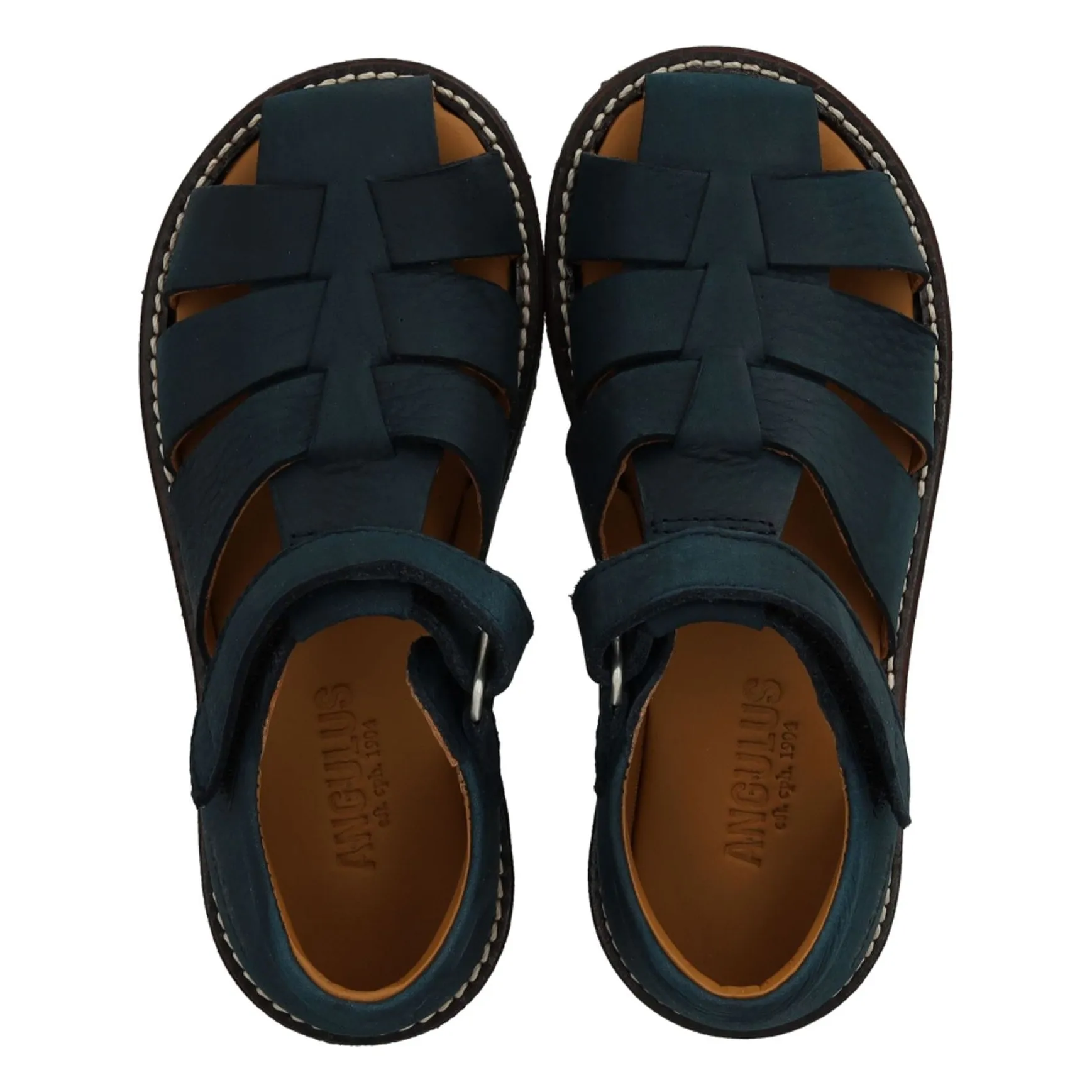Sandales Pêcheur Nubuck Enfant | Bleu marine- Image produit n°3