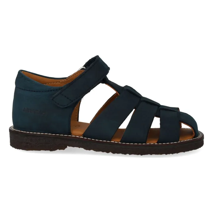 Sandals Pêcheur Nubuck Child | Navy blue- Product image n°0