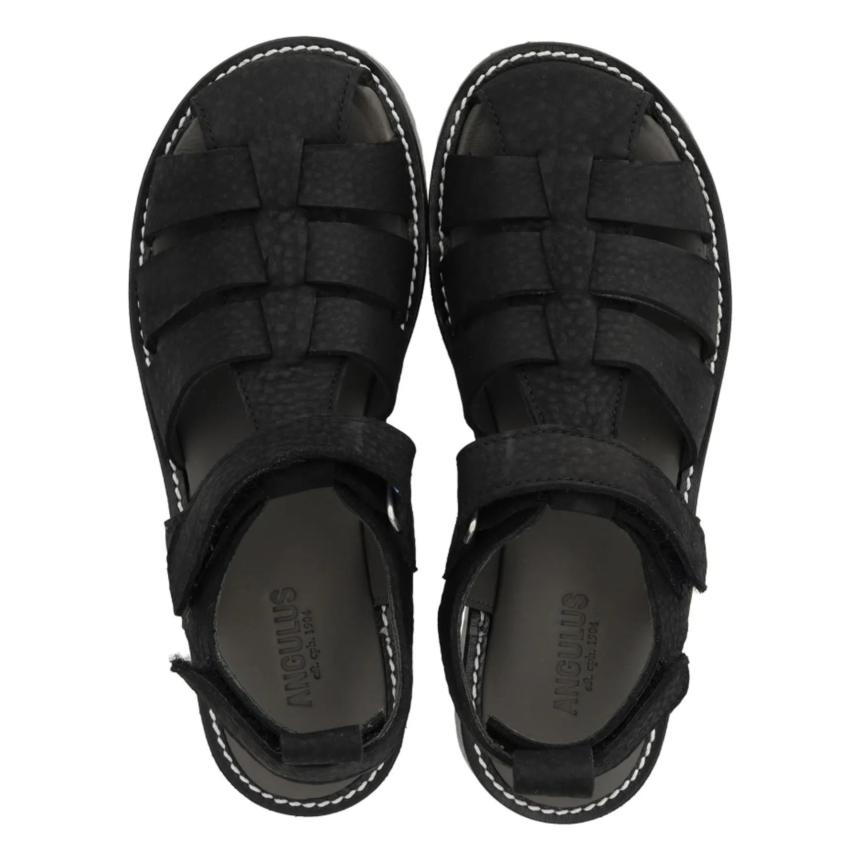 Sandales Pêcheur Nubuck | Noir- Image produit n°3