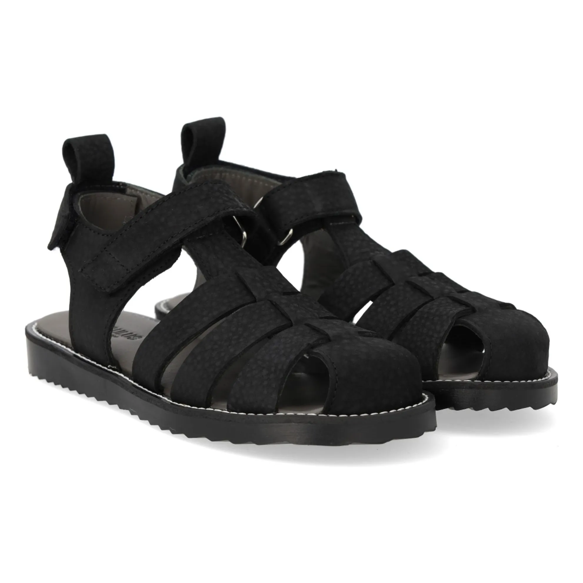 Sandales Pêcheur Nubuck | Noir- Image produit n°1