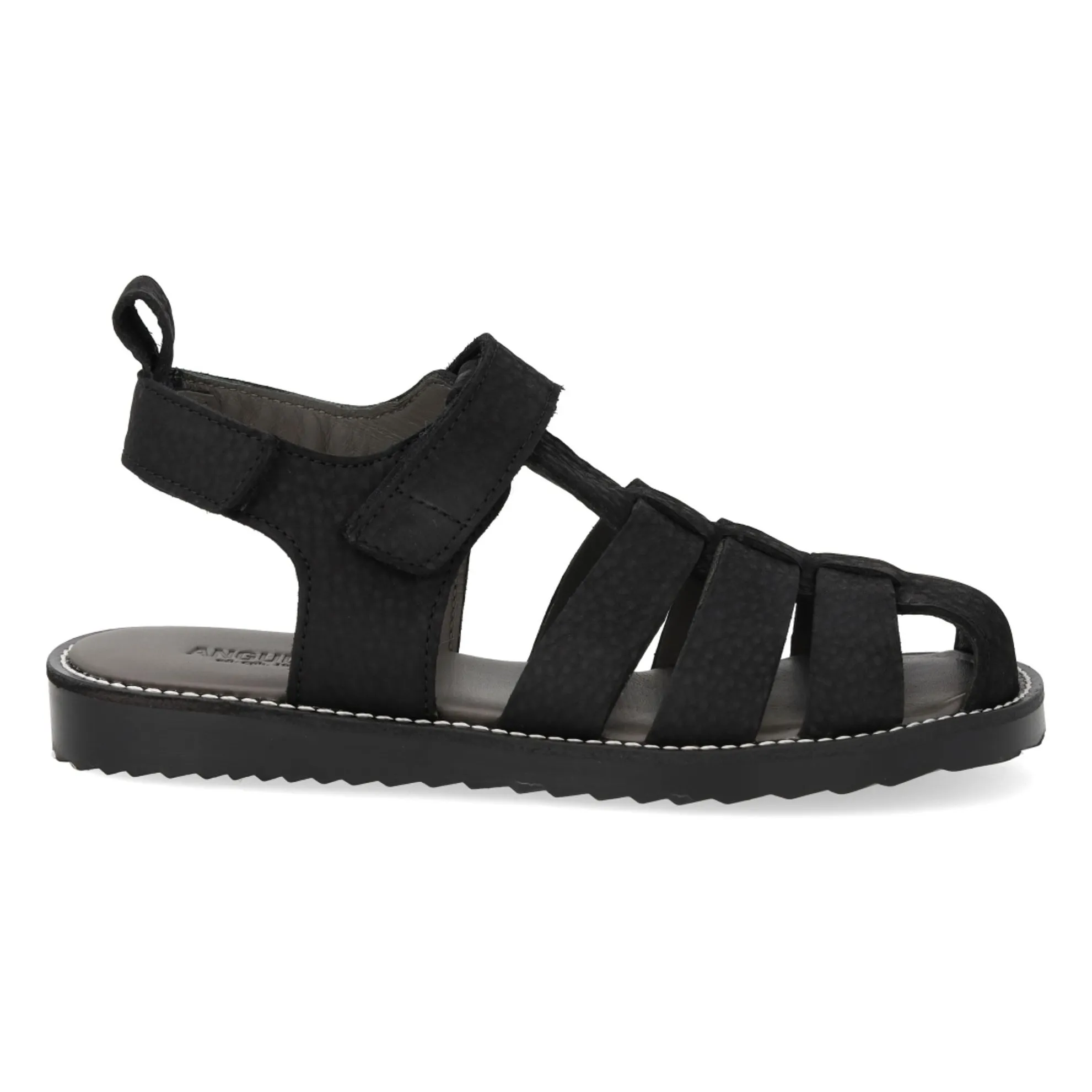Sandales Pêcheur Nubuck | Noir- Image produit n°0