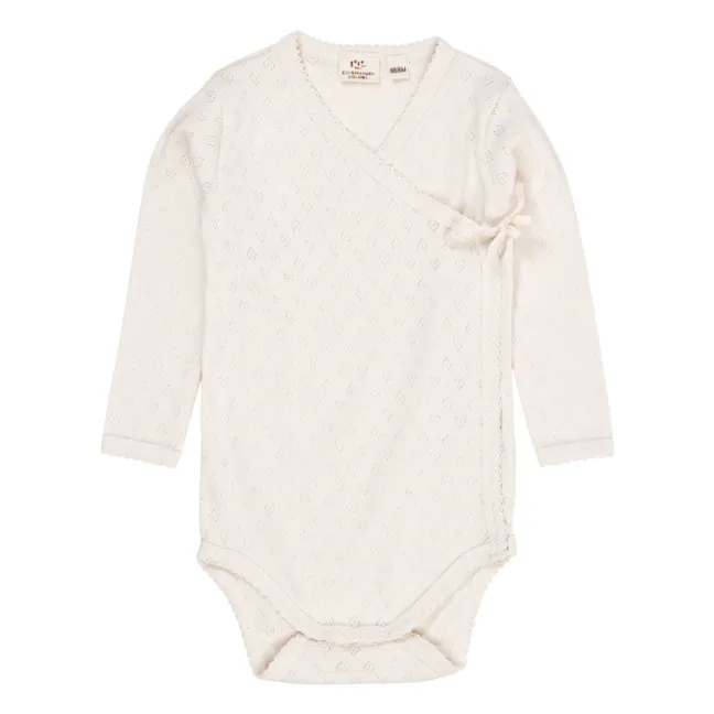 Body Cache-Coeur Pointelle Organic Cotton | Cream