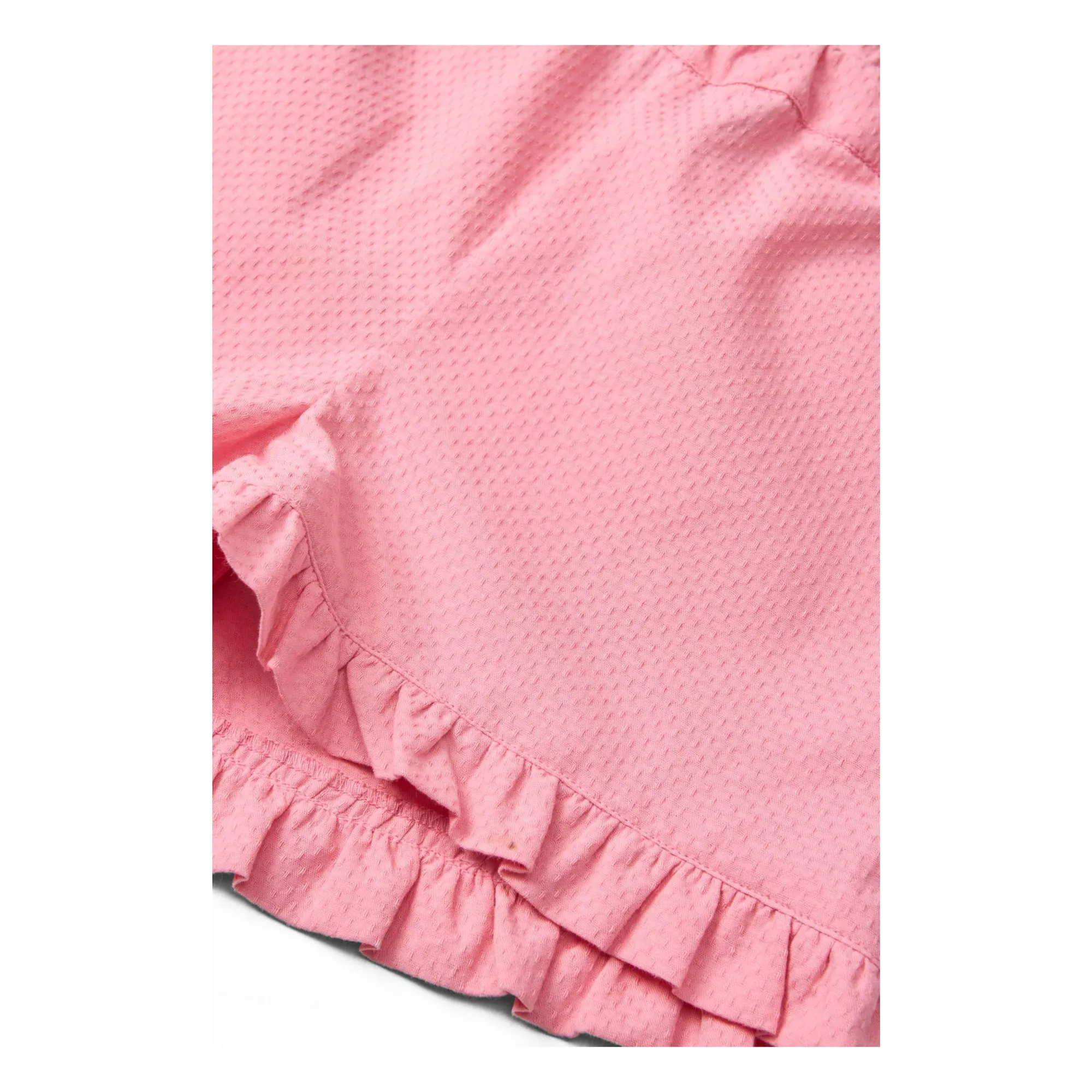 Short Volants Coton Bio | Rose- Image produit n°1
