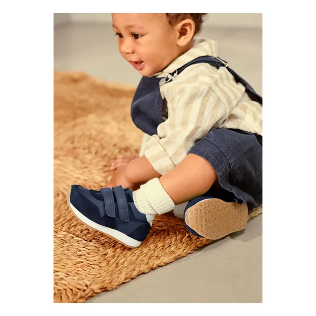 Double Scratch Sneakers | Navy blue