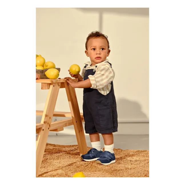 Double Scratch Sneakers | Navy blue