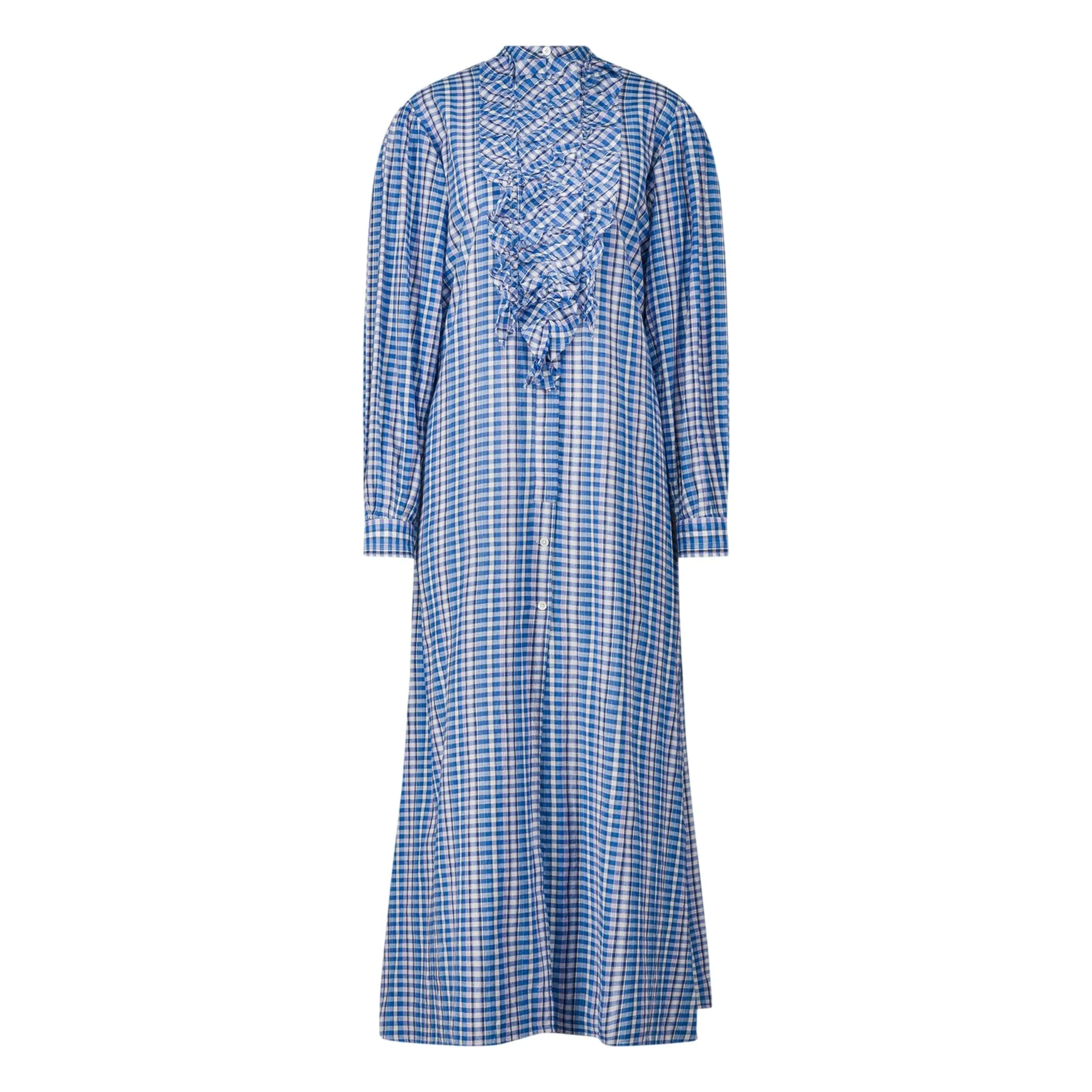 Laurence Bras Blue Magrita Cotton Dress