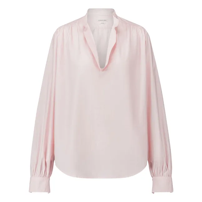 Juulivo Blusa de algodón | Rosa Pálido