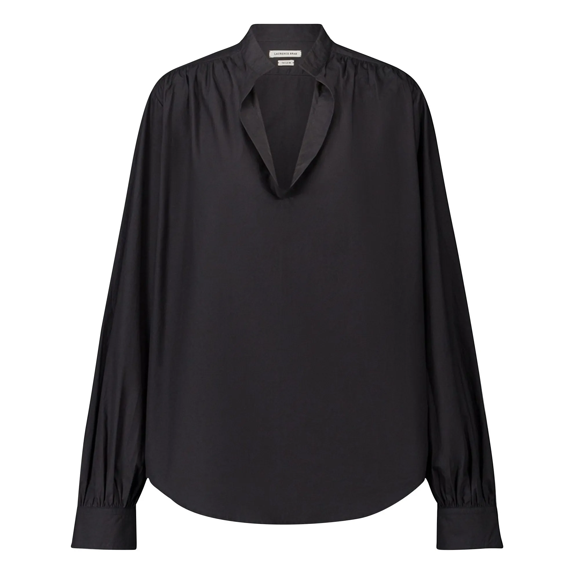 Laurence Bras Black Juulivo Cotton Blouse