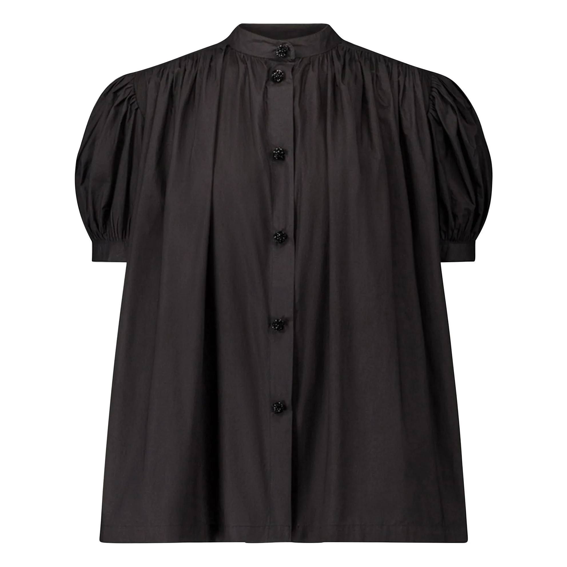 Laurence Bras Black Ajmer Cotton Blouse