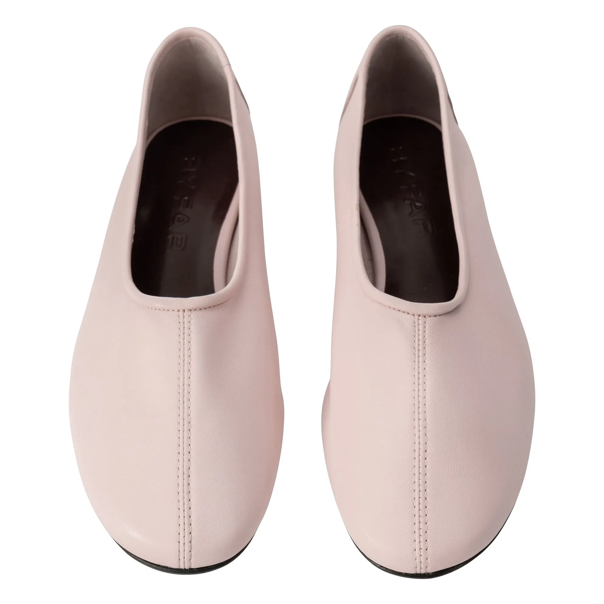 Ballerines Prudence Cuir | Rose pâle- Image produit n°2