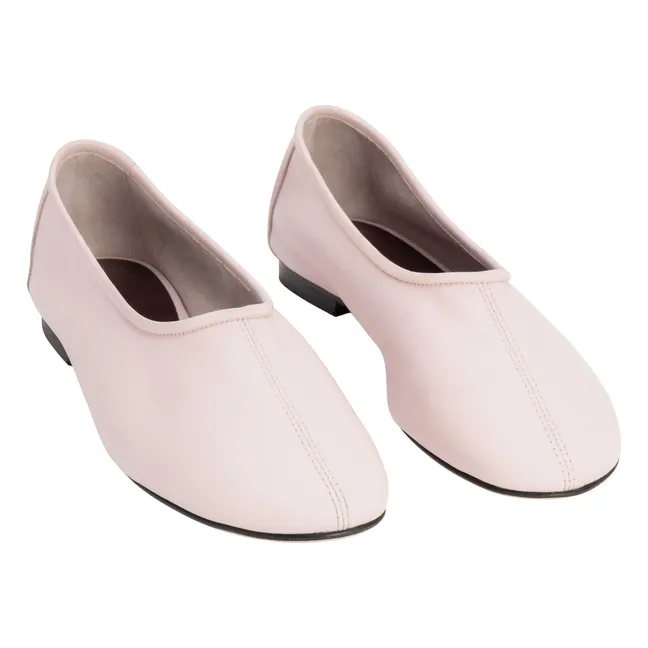 Ballerines Prudence Cuir | Rose pâle