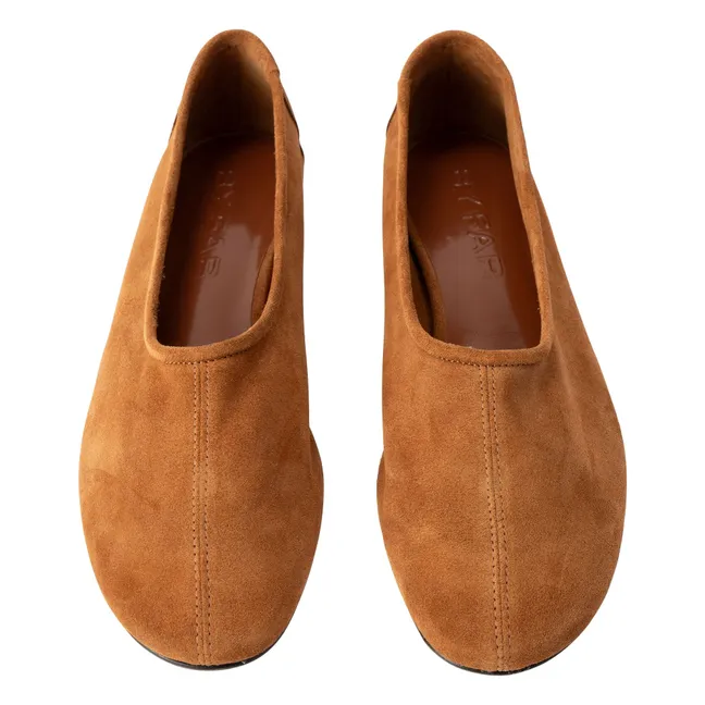 Ballerines Prudence Suède | Camel