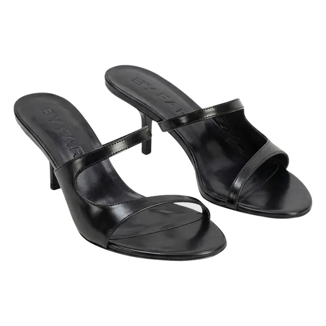 Zapatos de salón Serena de piel semibrillada | Negro