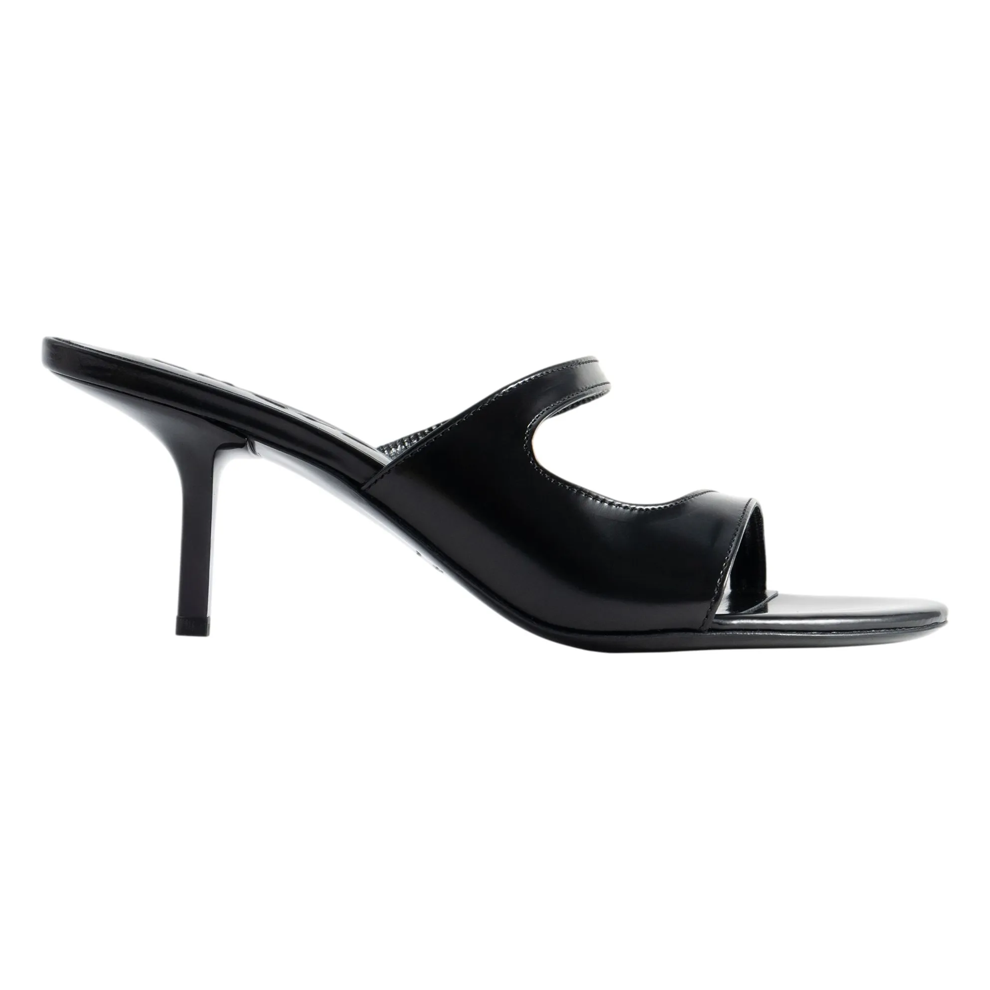 By Far Black Serena Pumps Semi-Varnished Leather