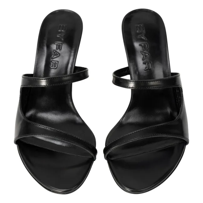 Zapatos de salón Serena de piel semibrillada | Negro