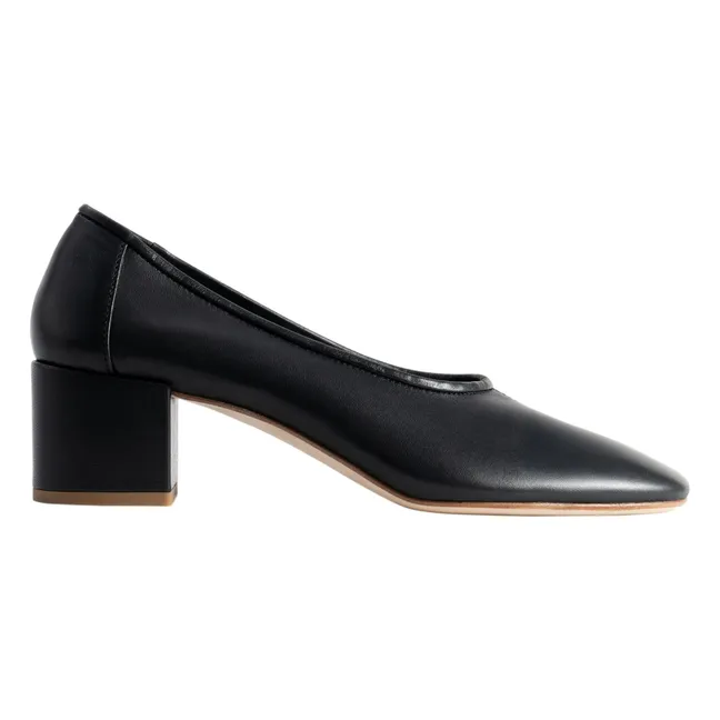 Prudence 45 Leather pumps | Black